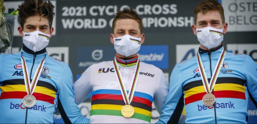 Podium 2021 dames WK-veldrijden 2020